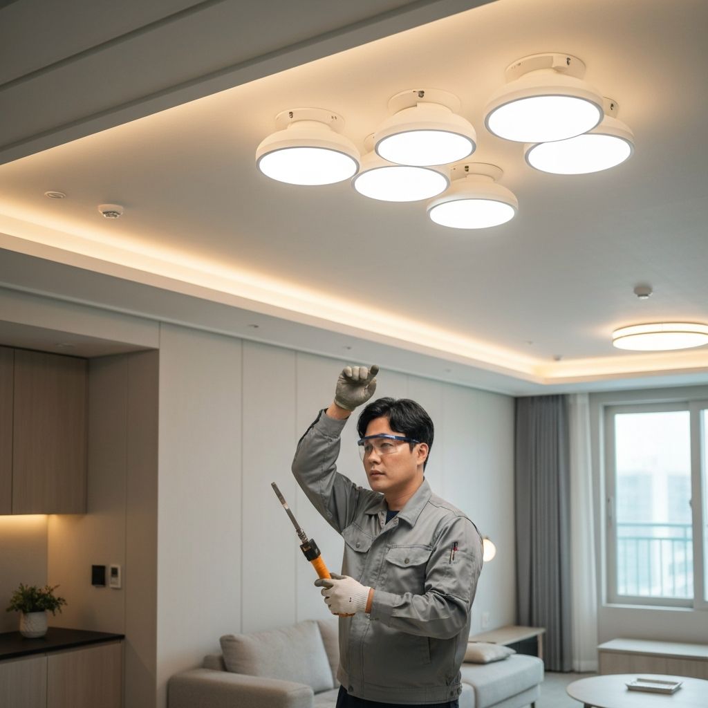 조명 설치·교체 서비스 - 성호 홈시스템